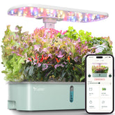 LETPOT Hydroponics Growing System front view with 10 pods