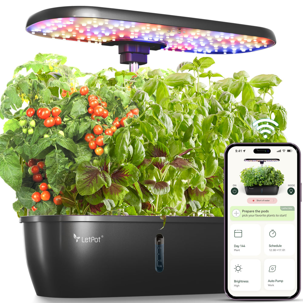 LETPOT Hydroponics Growing System with 12 planting pods