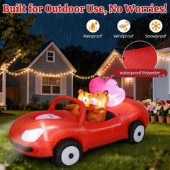 Lewondr inflatable decoration in garden setting