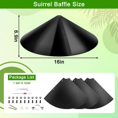 Lezcufer Squirrel Proof Baffle installation setup