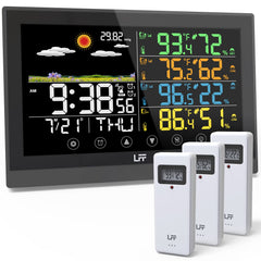 LFF Weather Station front view with 7.5-inch touchscreen
