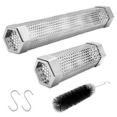 LFSEMINI 12-inch pellet smoker tube front view
