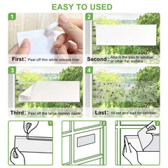 LFSYS Window Fly Traps pack of 100 on a table