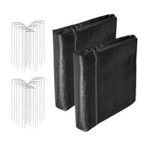 LGJIAOJIAO Weed Barrier Fabric 3FT x 100FT black roll