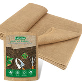 Liaycco 40" x 5 Feet burlap fabric roll front view