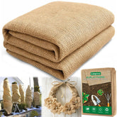Liaycco 40" x 56 Feet burlap fabric roll front view