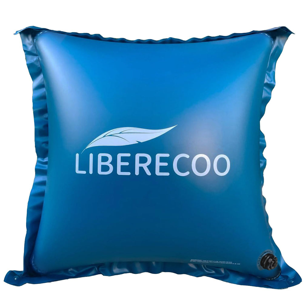 LIBERECOO 4'x4' Pool Pillow dark blue model front view