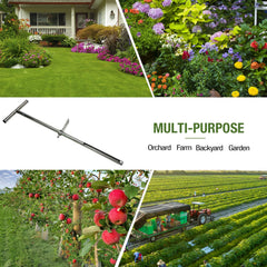 Lichtund soil sample probe T-handle and foot pedal design