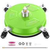 LidoDola 14-inch pressure washer surface cleaner front view in green