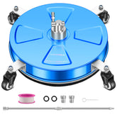 LidoDola 16 inch pressure washer surface cleaner blue front view