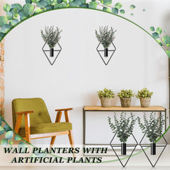 Lifestyle shot of Jexine hanging planters in a modern living room