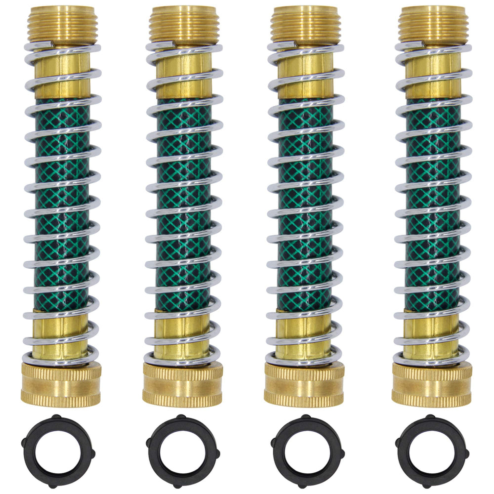 Lifynste Garden Hose Extension Adapter 4 Pack with rubber washers