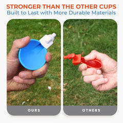 Lil'Clucker Automatic Chicken Waterer Cup installation example