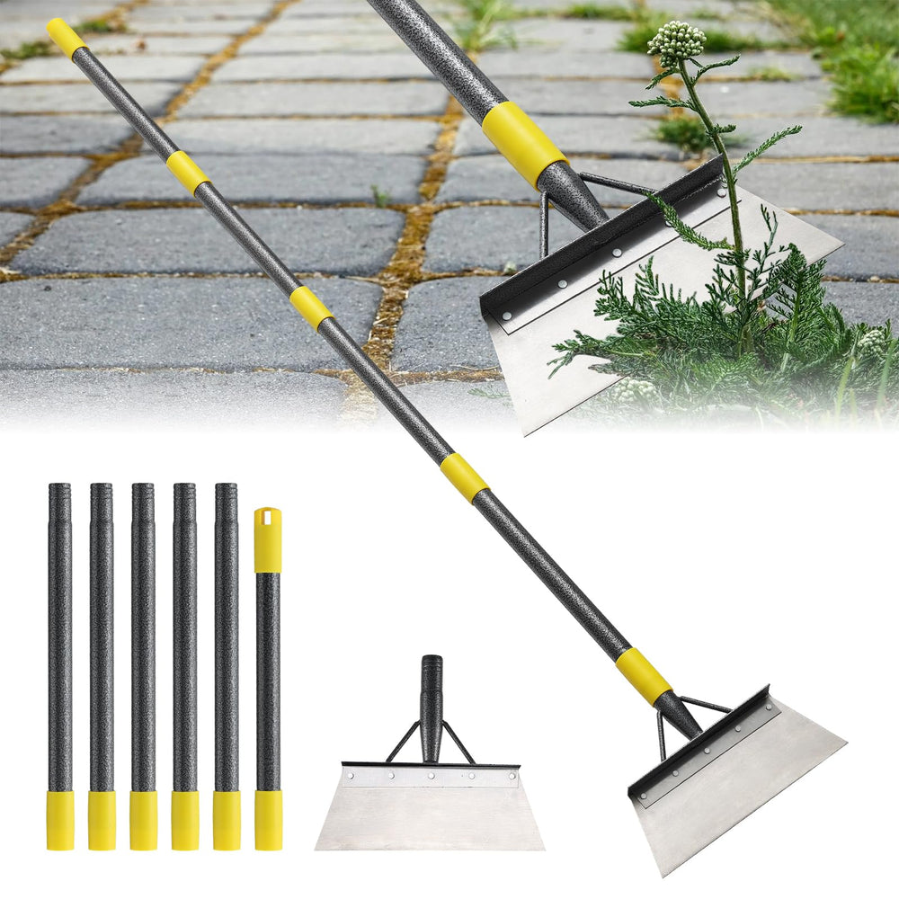 Lilyvane Garden Flat Shovel 74" black metal with sharp blade