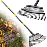 Lilyvane Garden Rake front view with adjustable handle