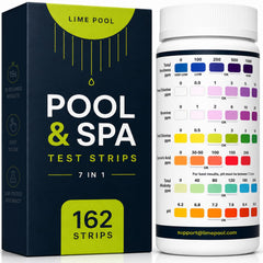 LIME POOL 7-Way Pool Test Strips pack front view