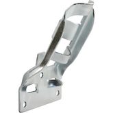 -LINE U 9378 flagpole bracket front view with zinc finish