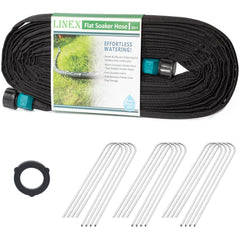 LINEX Flat Soaker Hose 1/2 inch 50 ft front view