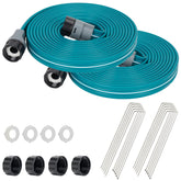 LINEX Sprinkler Soaker Hose 30FT blue-green color front view