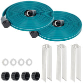 LINEX Sprinkler Soaker Hose 50FT in blue-green color