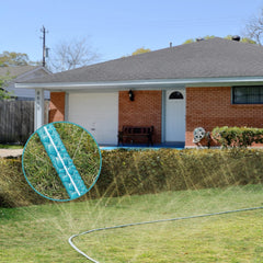 LINEX Sprinkler Soaker Hose with 6-inch trapezoidal stakes