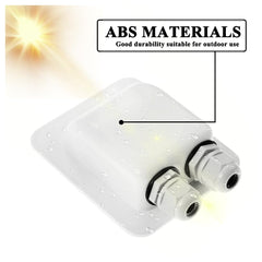 Link Solar Double Cable Entry Gland side view showing installation options