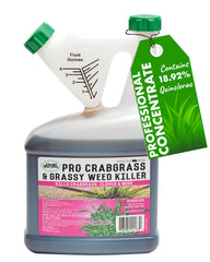 Liquid Harvest Pro Crabgrass & Grassy Weed Killer 64 oz front view