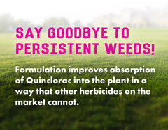 Liquid Harvest Pro Crabgrass & Grassy Weed Killer label close-up