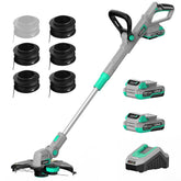 LiTHELi 20V Cordless String Trimmer front view with cutting head