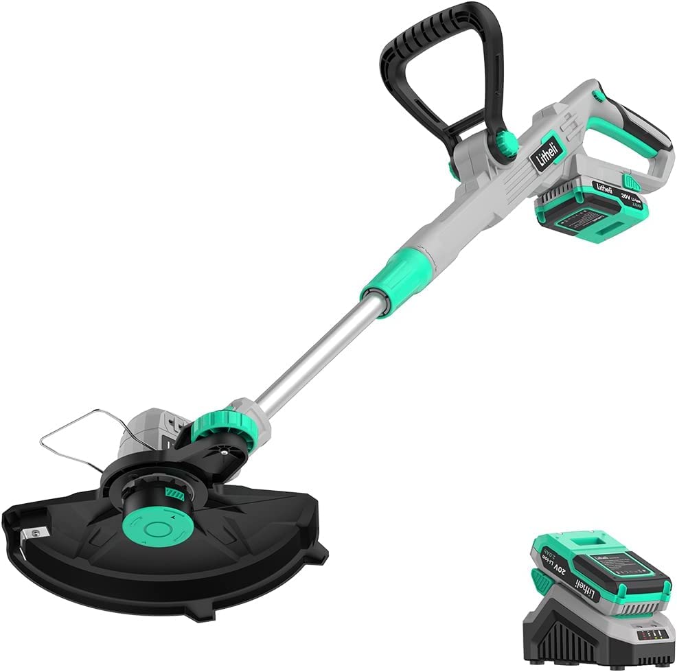 LiTHELi 20V cordless string trimmer with battery and charger included