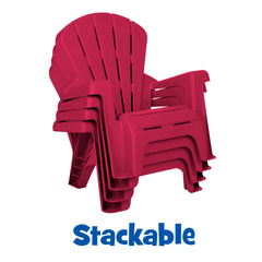Little Tikes Kids Garden Chair side view showing armrests