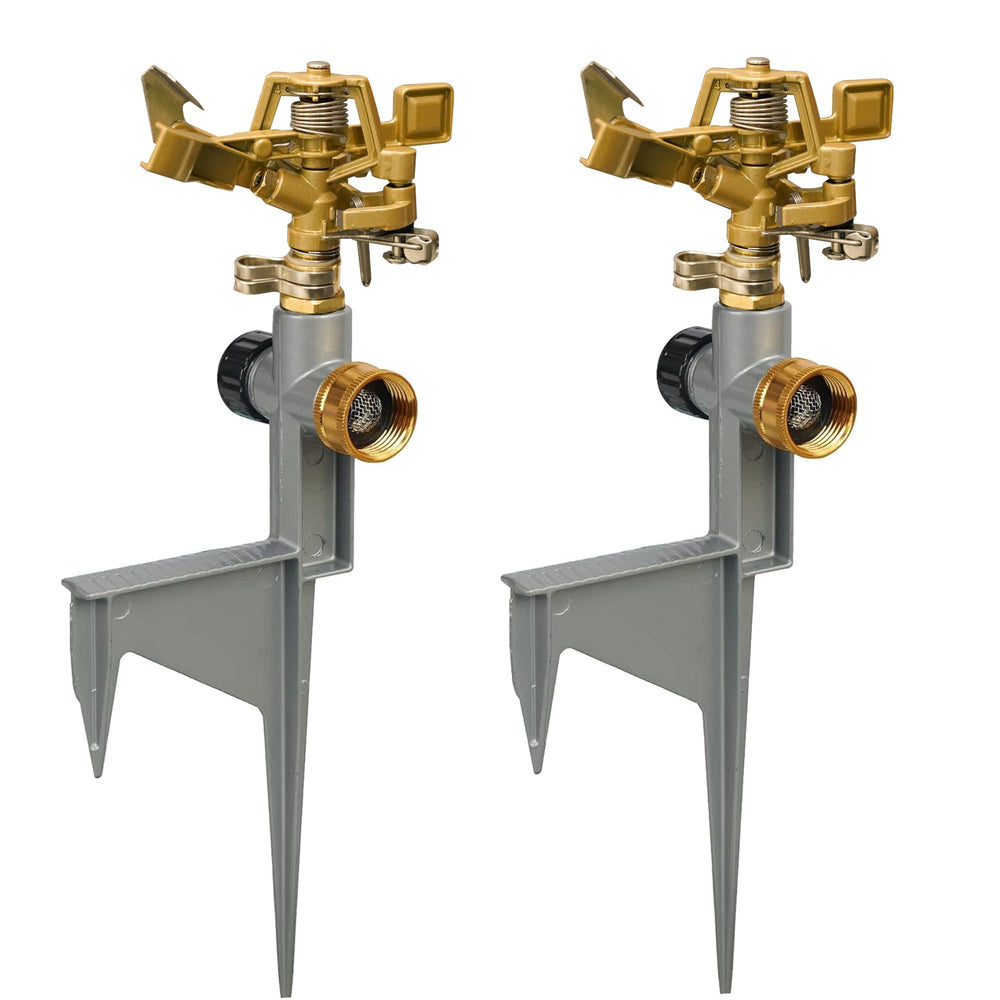 LIULO TOOL 2 Pack Zinc Alloy Impact Sprinklers front view