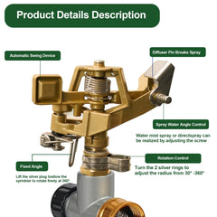 LIULO TOOL impact sprinkler head close-up