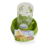Lixit Baby Chick Feeder and Waterer green model front view