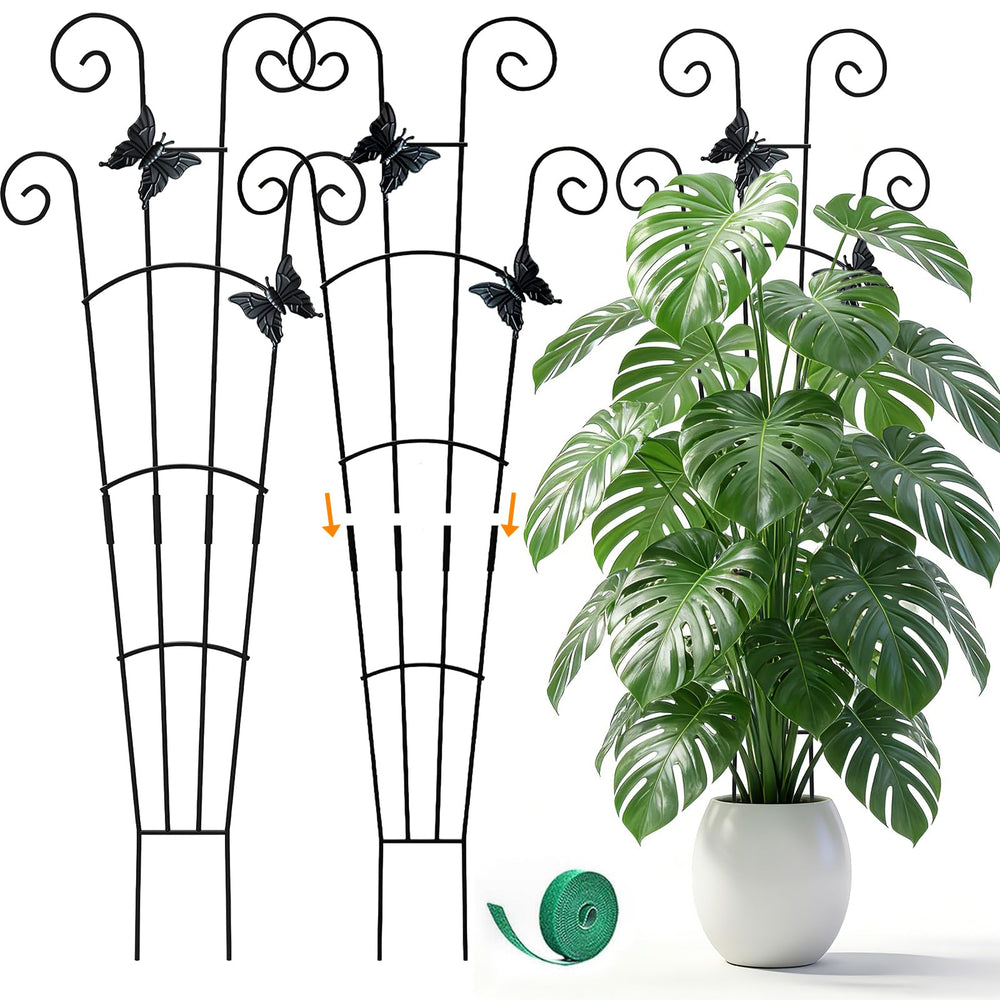 LLCJYYCY Monstera Plant Support front view, 32.6 inches tall