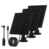 LMDTYN 5W solar panel for Ring camera front view