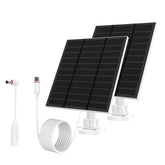 LMDTYN 5W solar panel front view with USB-C connector