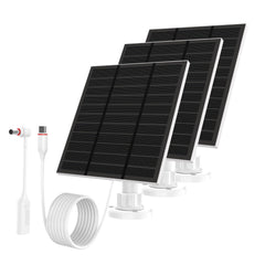 LMDTYN Solar Panel for Ring Camera front view with USB-C connector