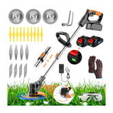 LMZTCYA 21V Electric Weed Wacker cordless trimmer front view