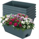 LOCONHA 7 Pack Window Box Planters in Army Green