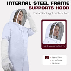 LONGADS detachable veil with spacious interior