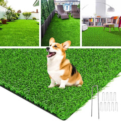 LOOBANI Artificial Grass 3x5ft front view showing lush green texture