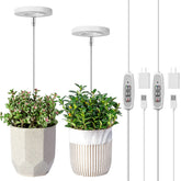 LORDEM Grow Light for Indoor Plants, two pack front view