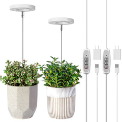LORDEM Grow Light for Indoor Plants, two pack front view