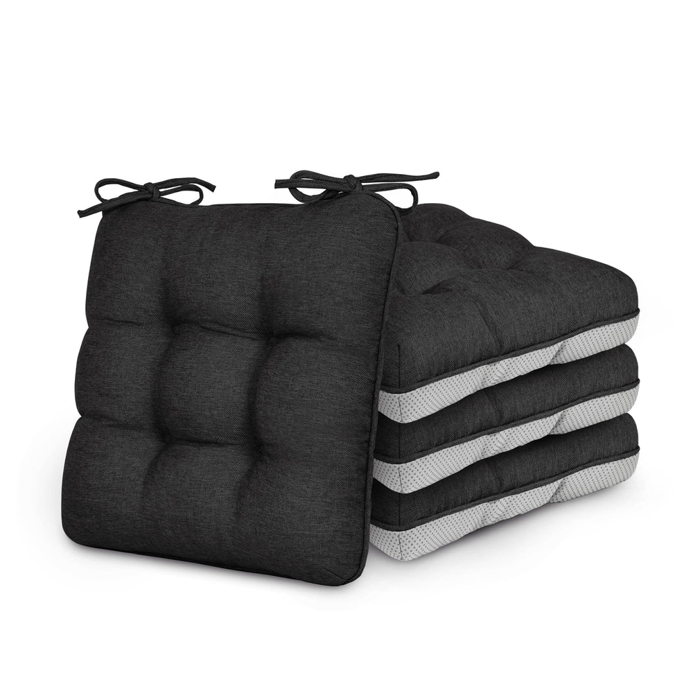 Love's cabin Memory Foam Chair Cushion black front view