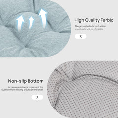 Love's Cabin Memory Foam Chair Cushion on a dining chair