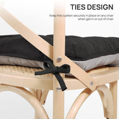 Love's cabin Memory Foam Chair Cushions set of 4 packaging