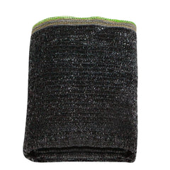LOVE STORY Shade Cloth 55% 10x20FT black fabric front view