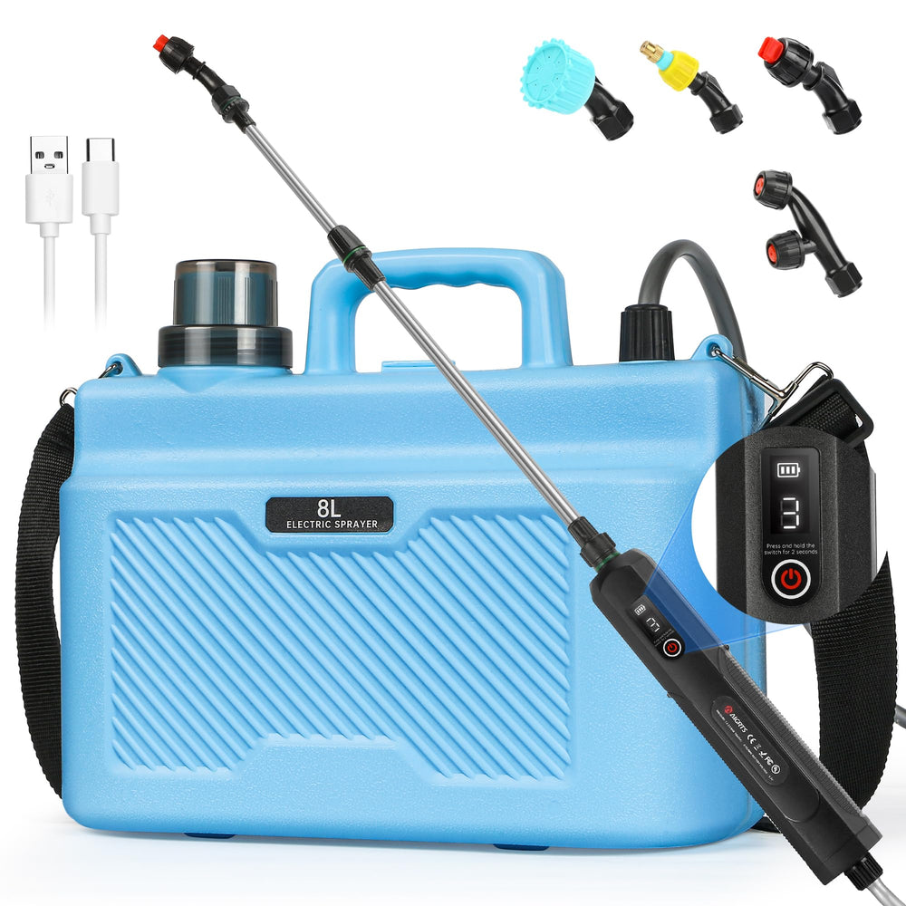 Lovydro Battery Powered Sprayer 2 Gallon front view