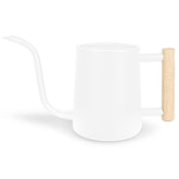 LTSUMI stainless steel watering can front view in white